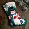 Bucilla Felt Stocking Applique Kit 18" Long-Wintertime Buddies